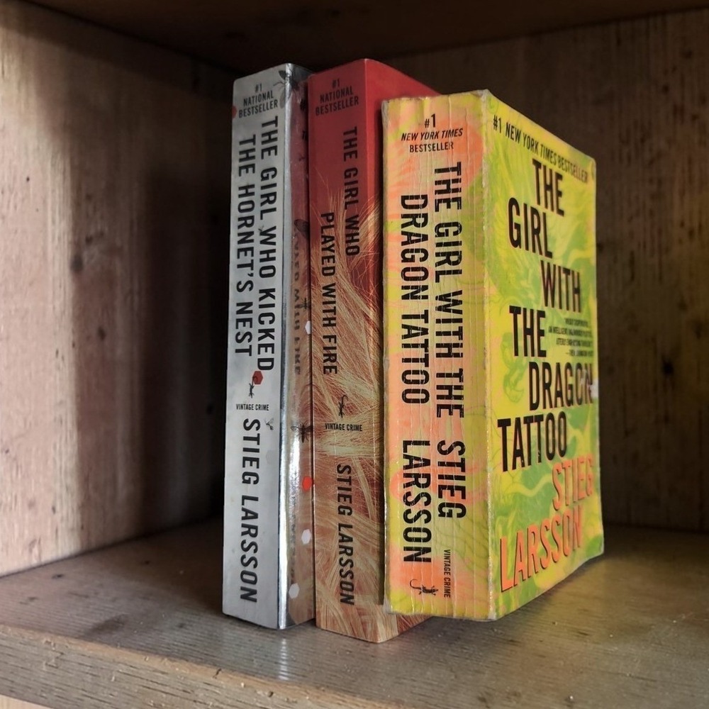 Stieg Larsson Millennium Trilogy 3 Book Set‎ Girl With Dragon Tattoo Paperbacks